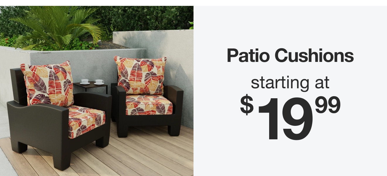 Shop Patio Cushions!