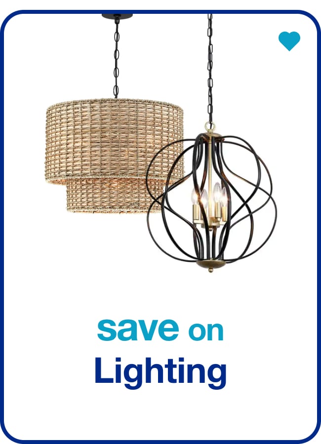 save on lighting