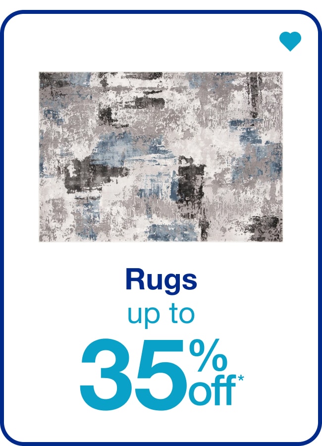 Rugs Up to 35% Off — Shop Now!