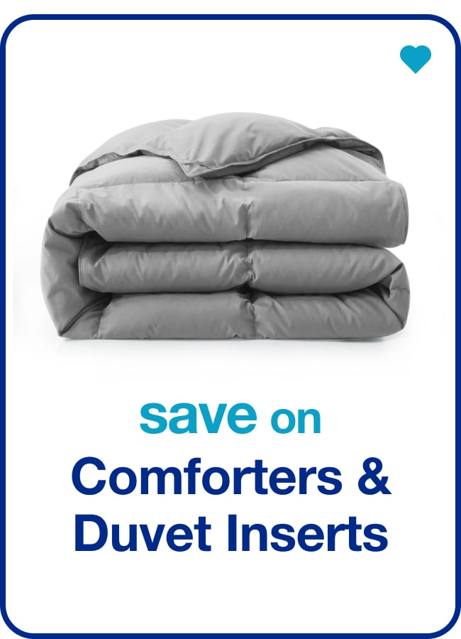 save on comforters & duvets