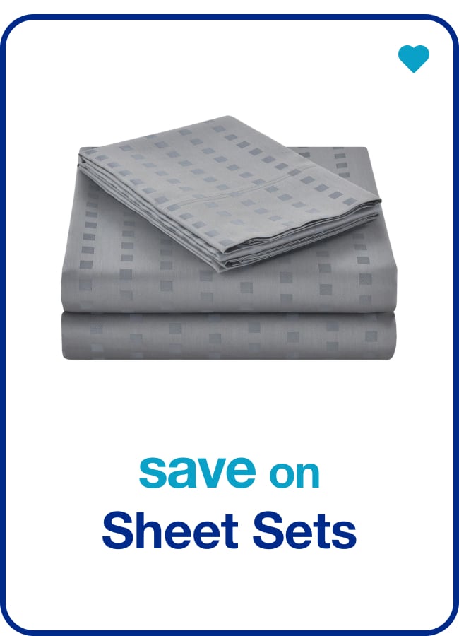 save on sheet sets