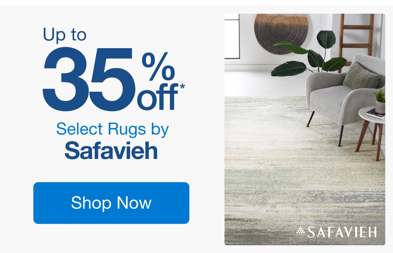 Up to 35% off Select Rugs by Safavieh*