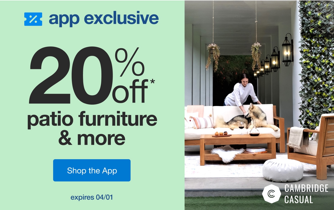 Shop an App-Exclusive 20% Off* Cambridge Casual