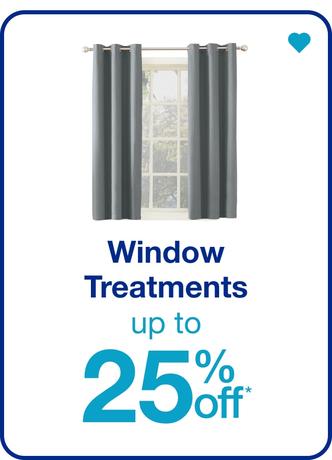 Save on Window Treatments — Shop Now!