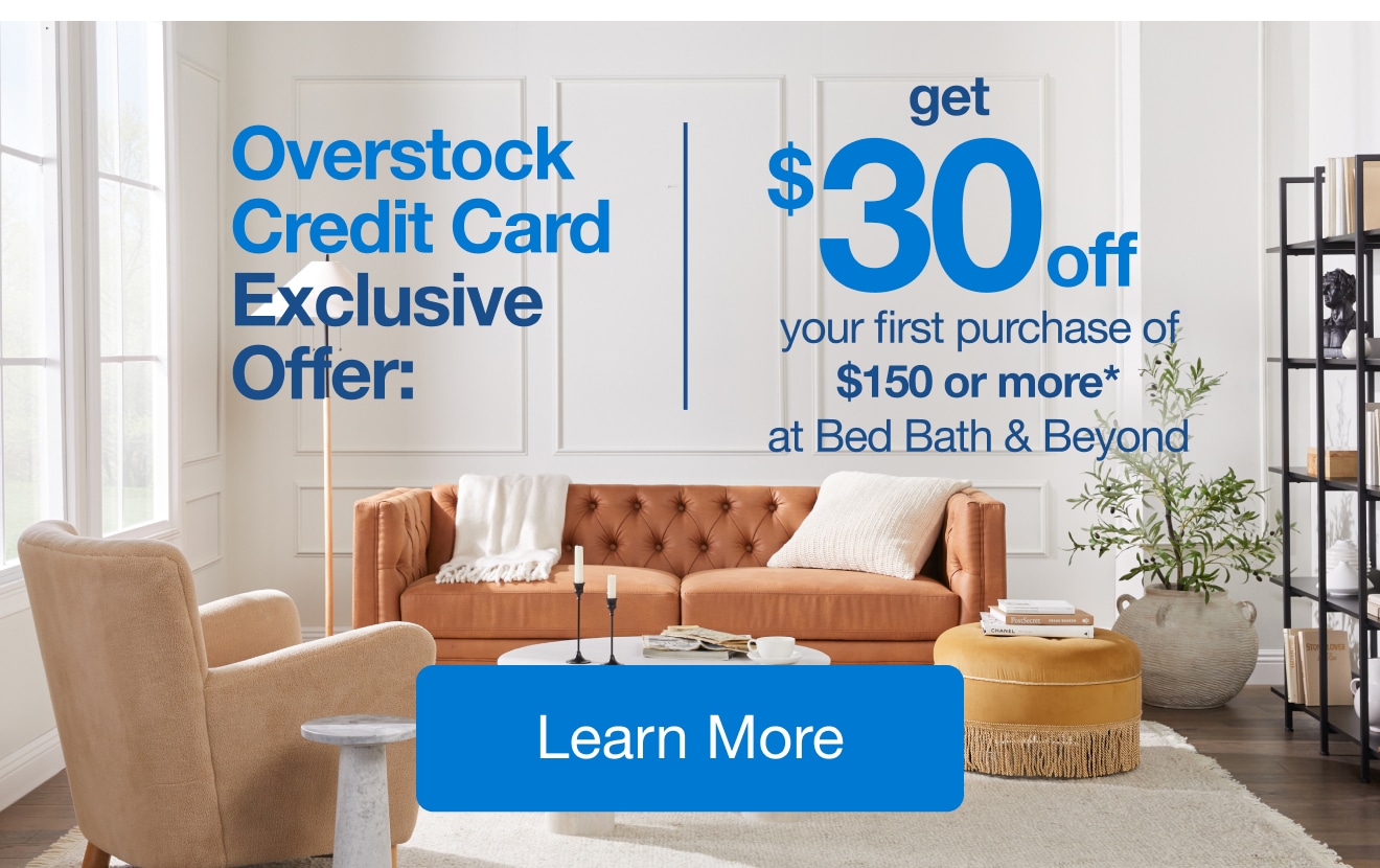 Credit Card Exclusive Offer — $30 Off $150 or more!