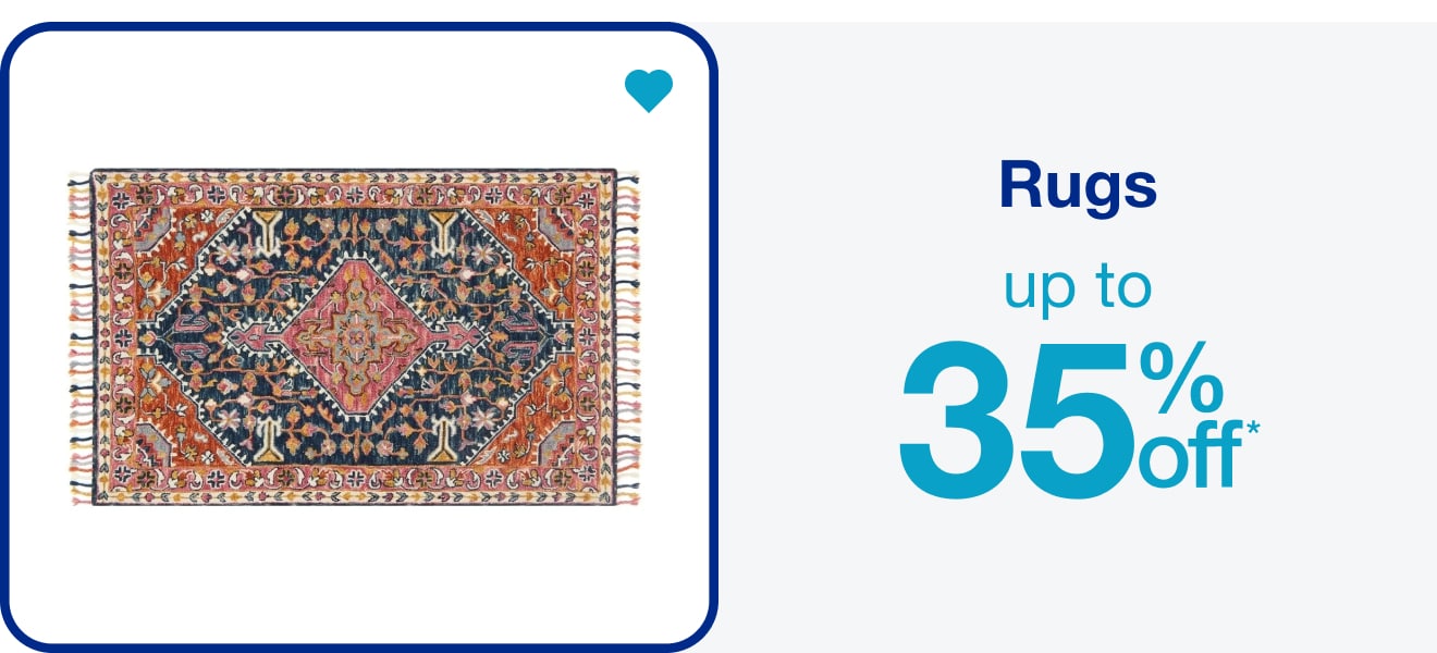 Up to 35% Off Rugs — Shop Now!