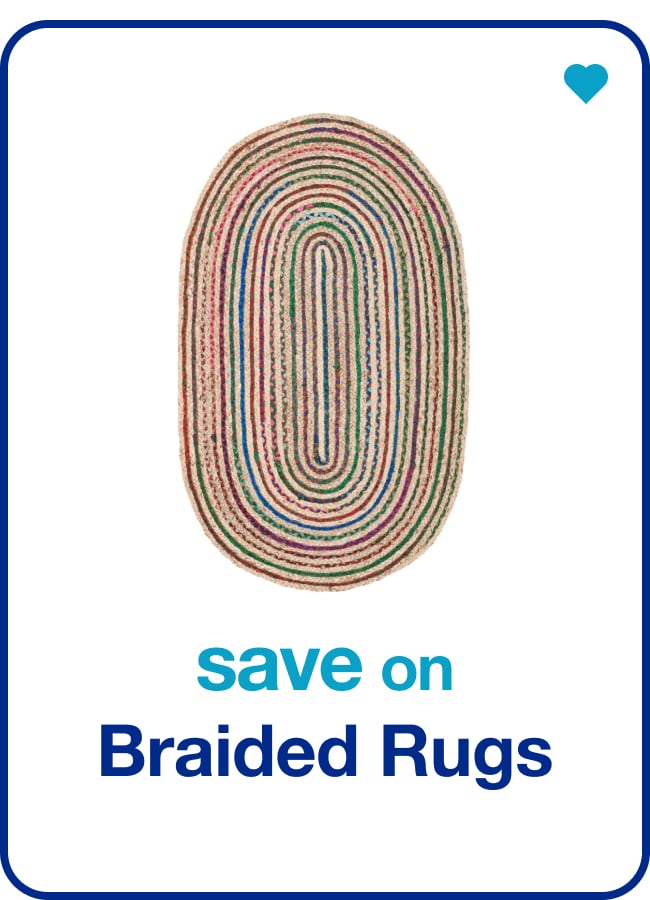 save on braided rugs