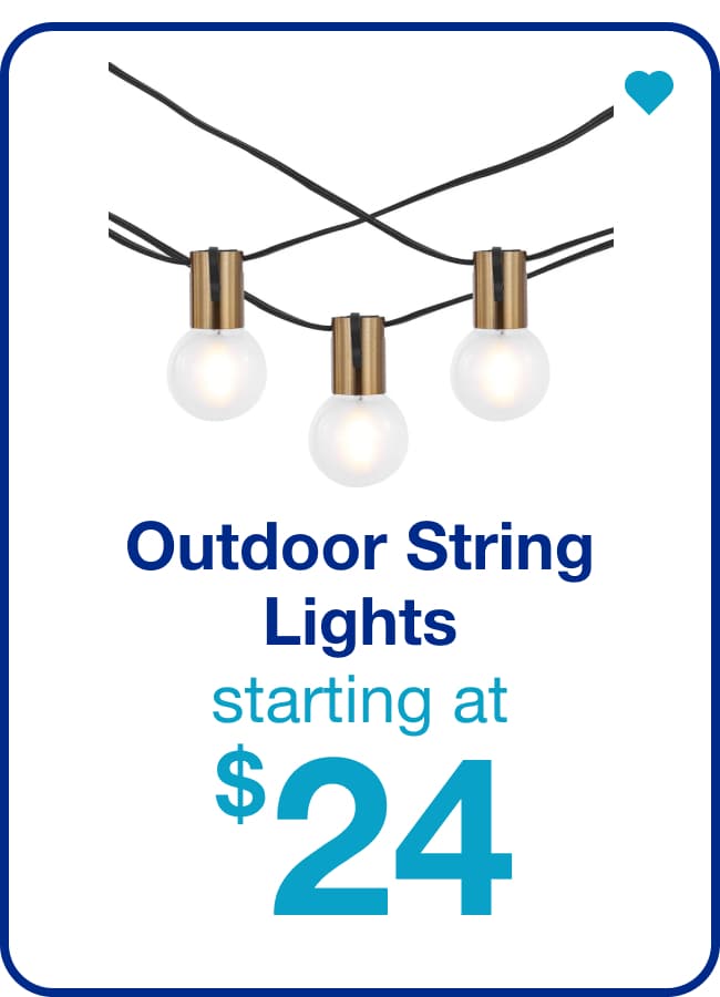 Outdoor String Lights — Shop Now!