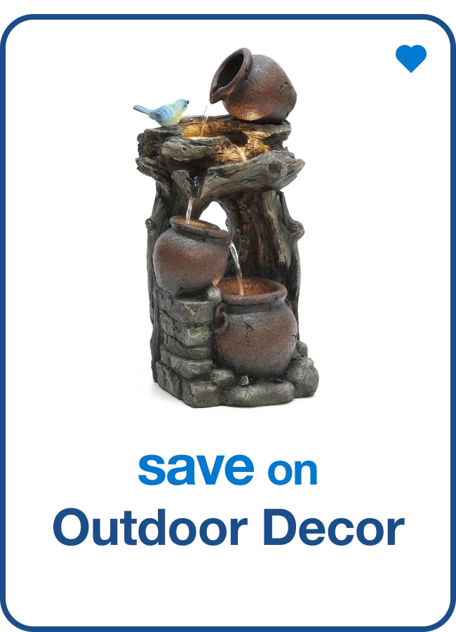 Save on Outdoor Décor