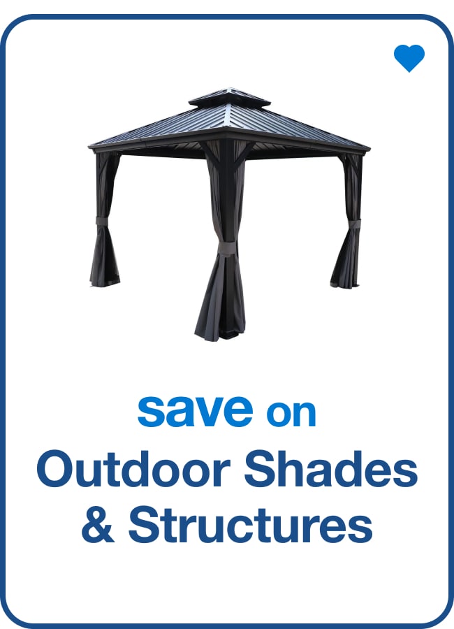 Save on Outdoor Shades & Structures