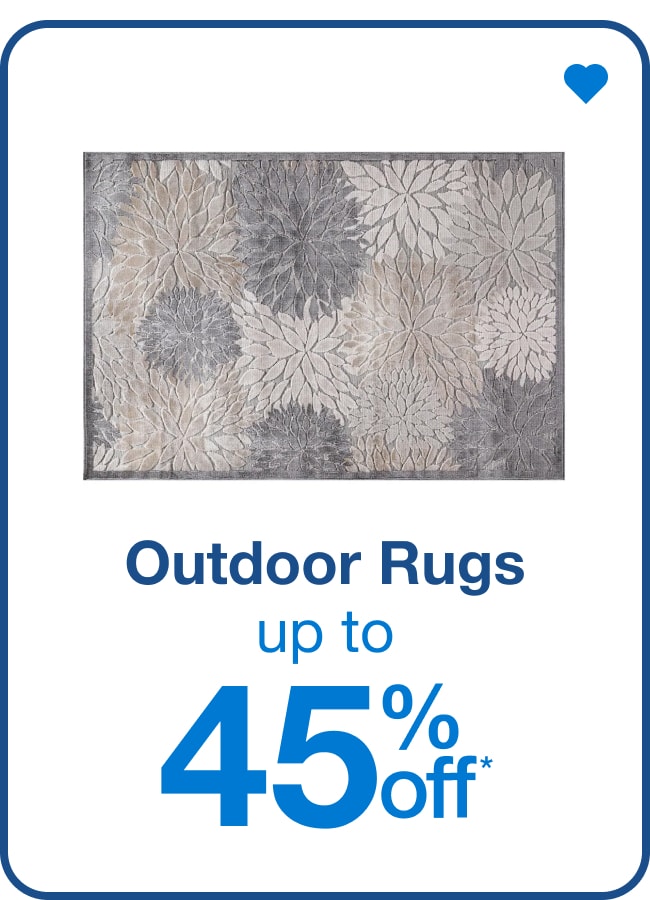Outdoor Rugs Up to 45% Off — Shop Now!