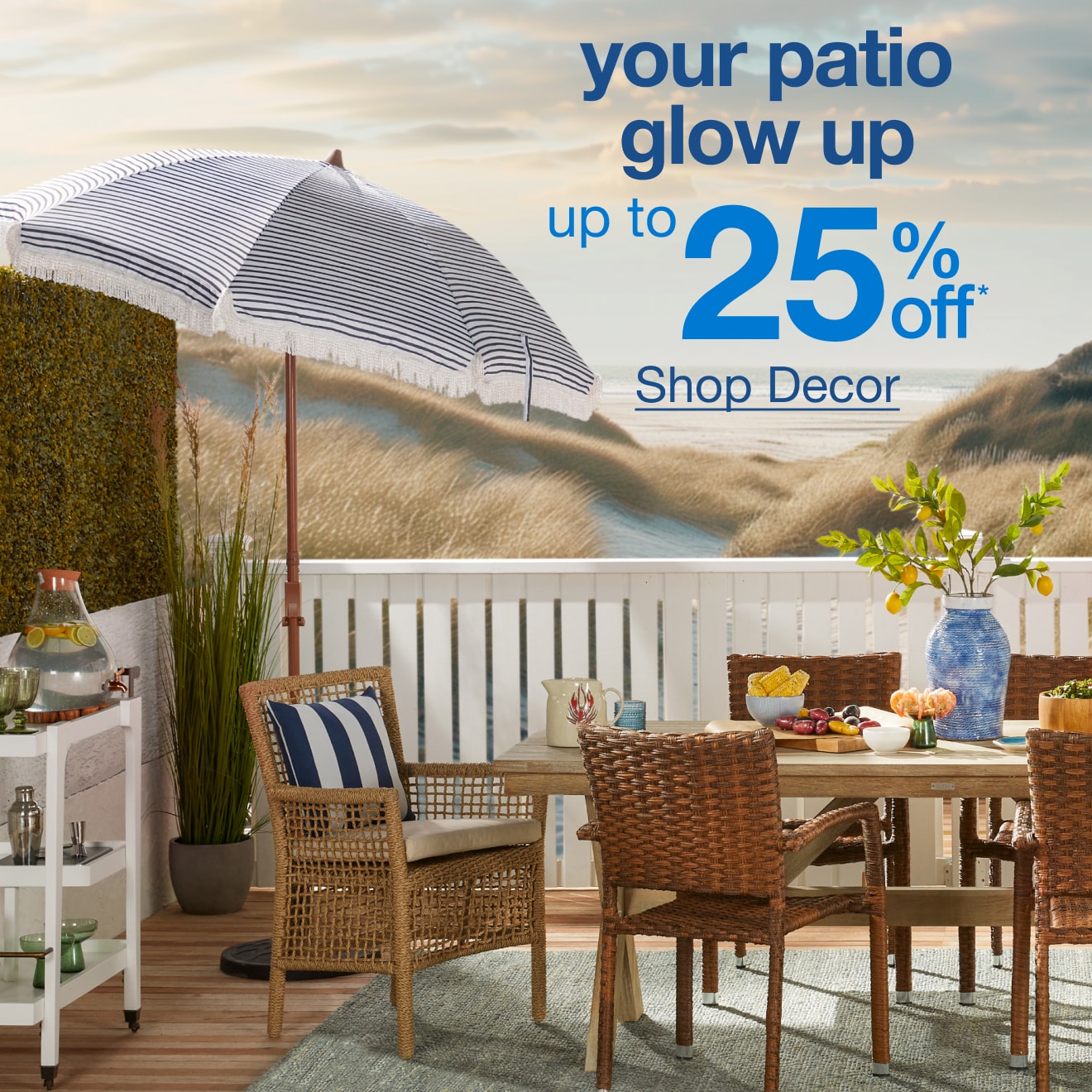 Outdoor Decor Up to 25% Off — Shop Now!