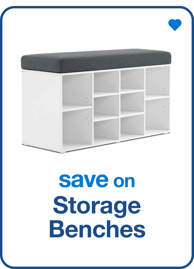 Save on Storage Benches — Shop Now!