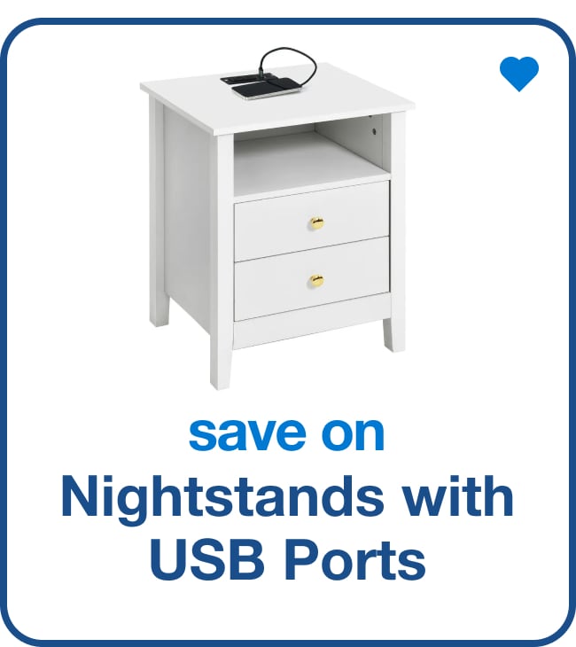 Nightstands with USB Ports — Shop Now!