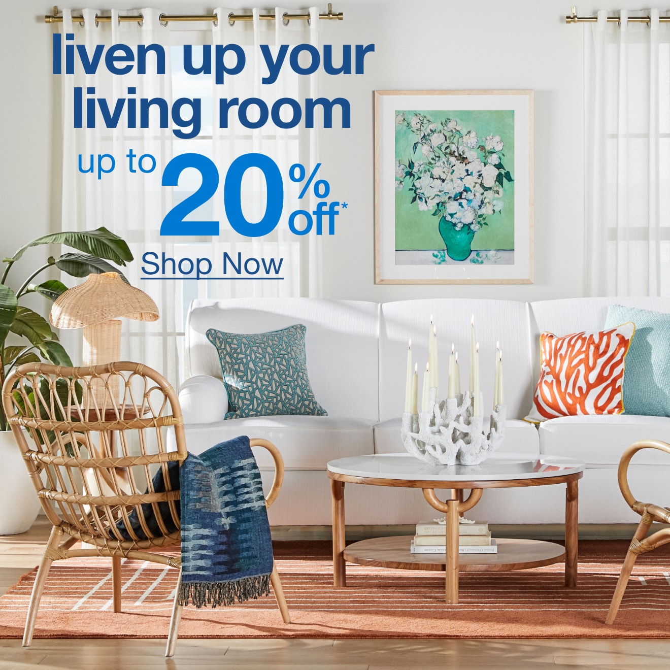 Up to 20% Off Living Room — Shop Now!