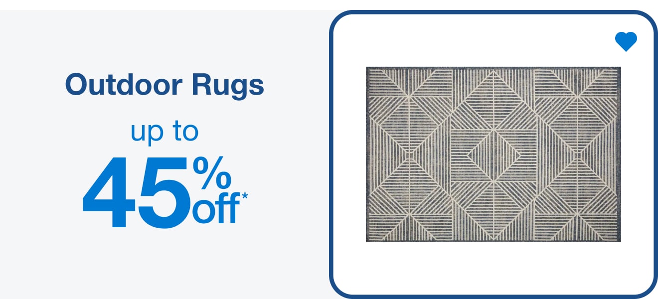 Up to 45% Off Outdoor Rugs - Shop Now!