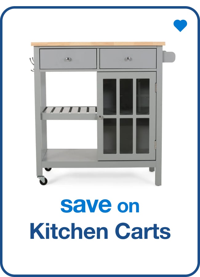 Save on Kitchen Carts - Shop Now!