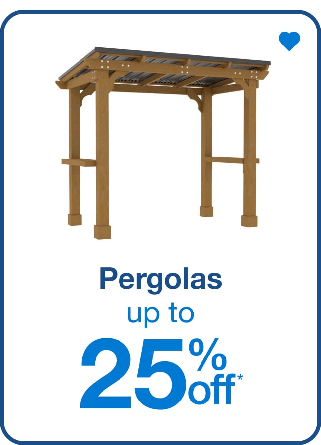 Pergolas Up to 25% Off  — Shop Now!