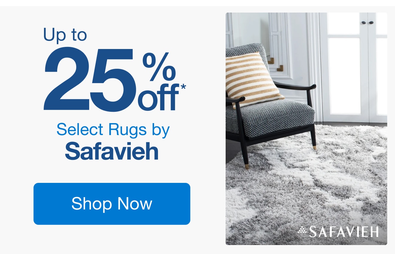 Up to 25% off Select Rugs by Safavieh*