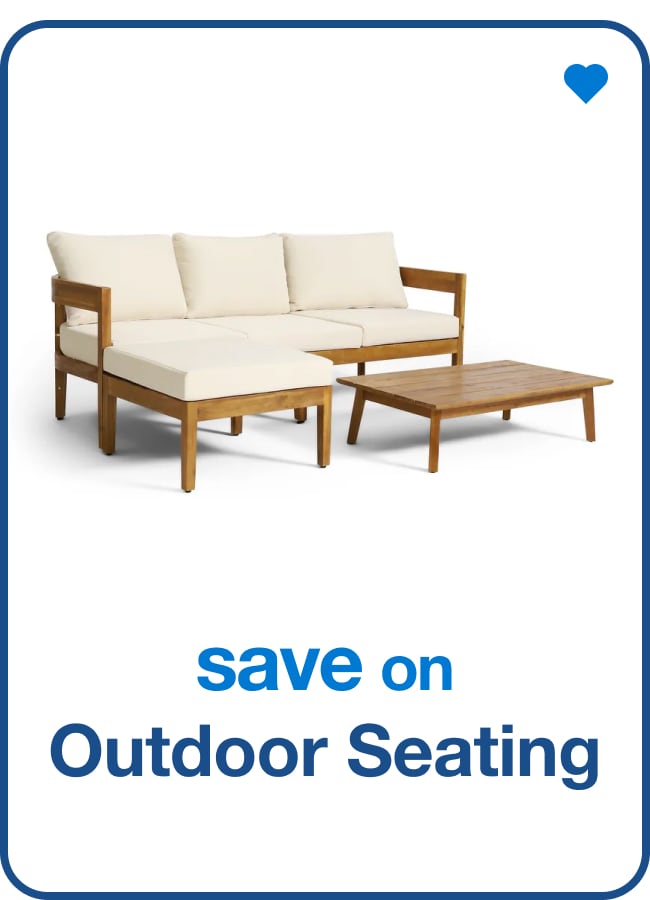 Save on Outdoor Seating