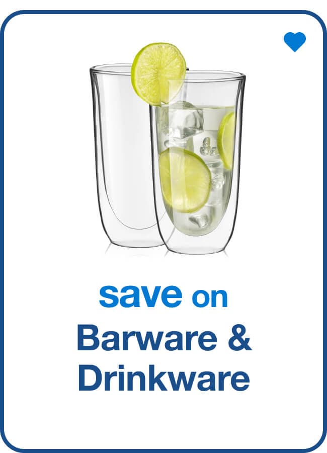 Save on Barware & Drinkware — Shop Now!