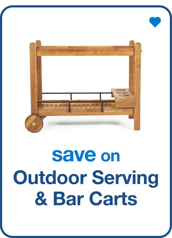 Save on Outdoor Serving/Bar Carts