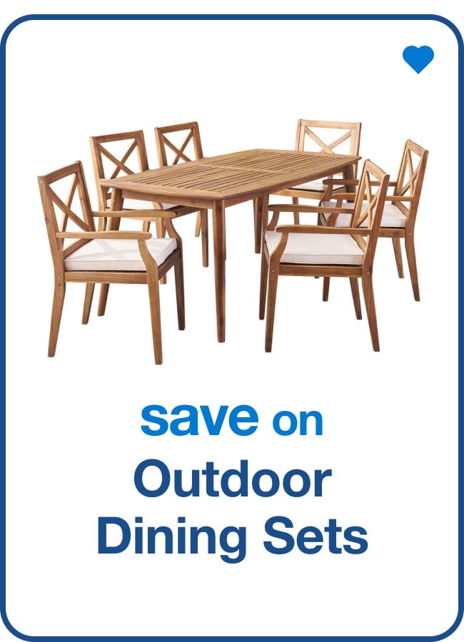 Save on Outdoor Dining Sets