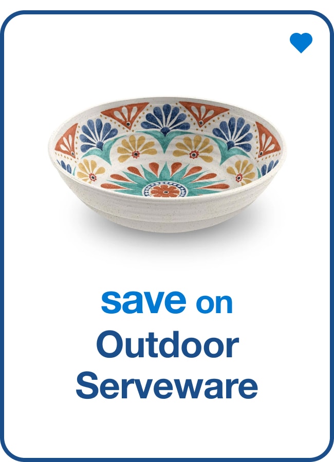 Save on Outdoor Serveware