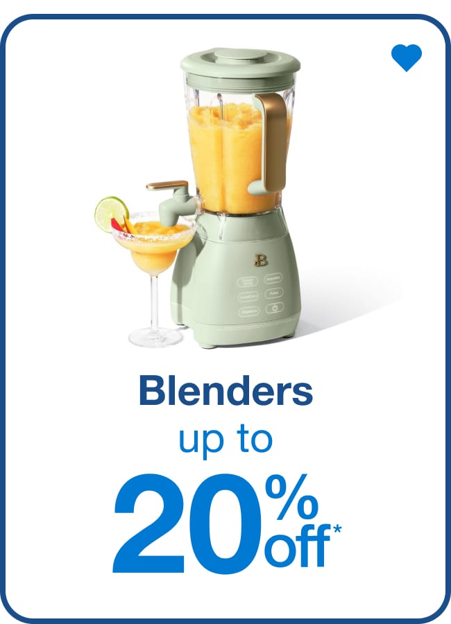 Blenders Up to 20% Off