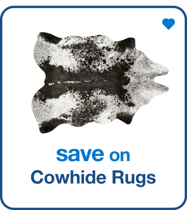 Save on Cowhide Rugs — Shop Now!