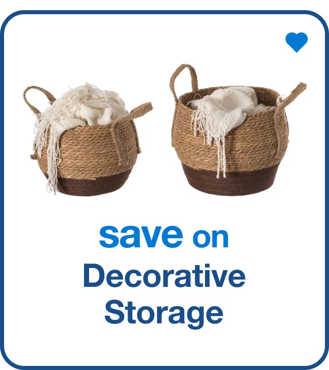Decorative Storage — Shop Now!
