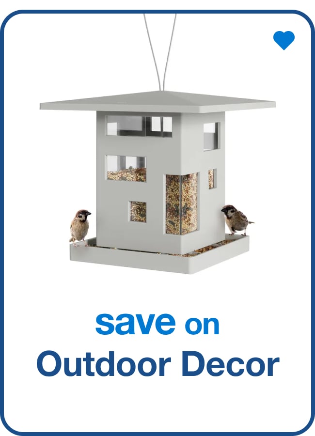 Save on Outdoor Décor