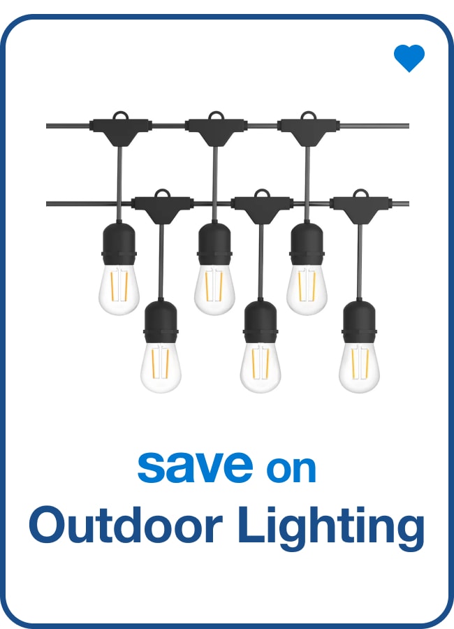 Save on Outdoor Lighting