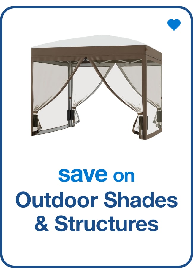 Save on Outdoor Shades & Structures