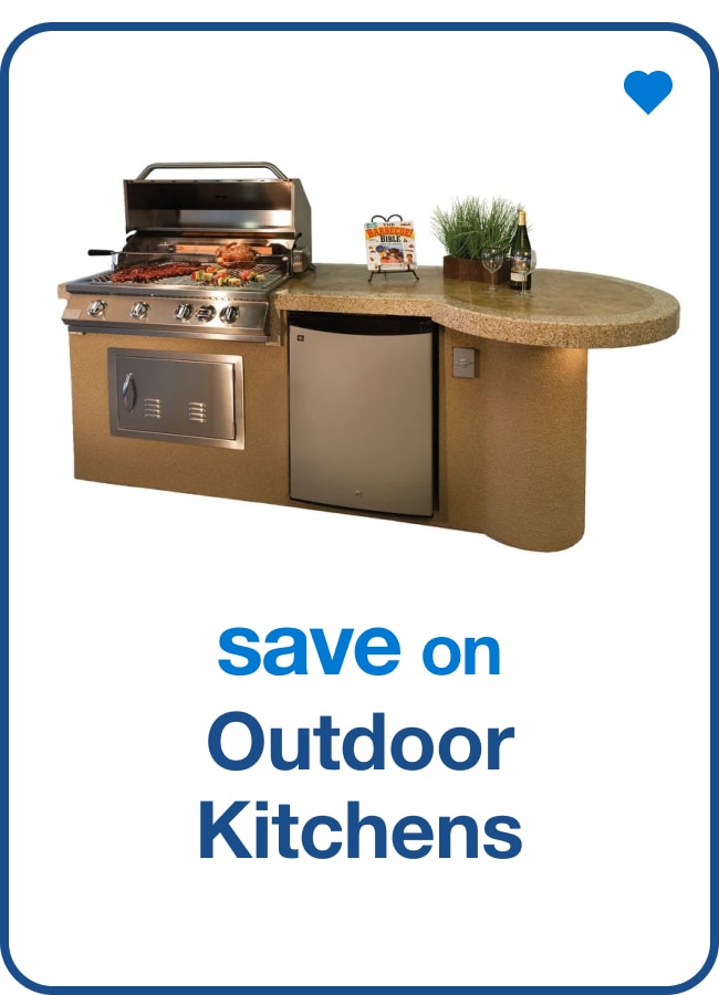 Save on Outdoor Kitchens — Shop Now!