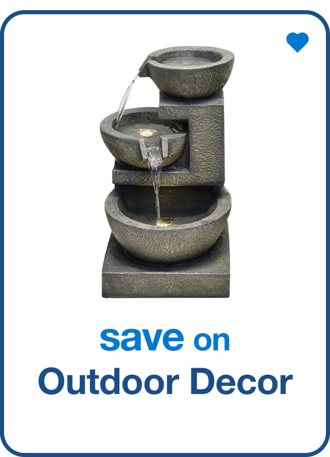 Save on Outdoor Décor