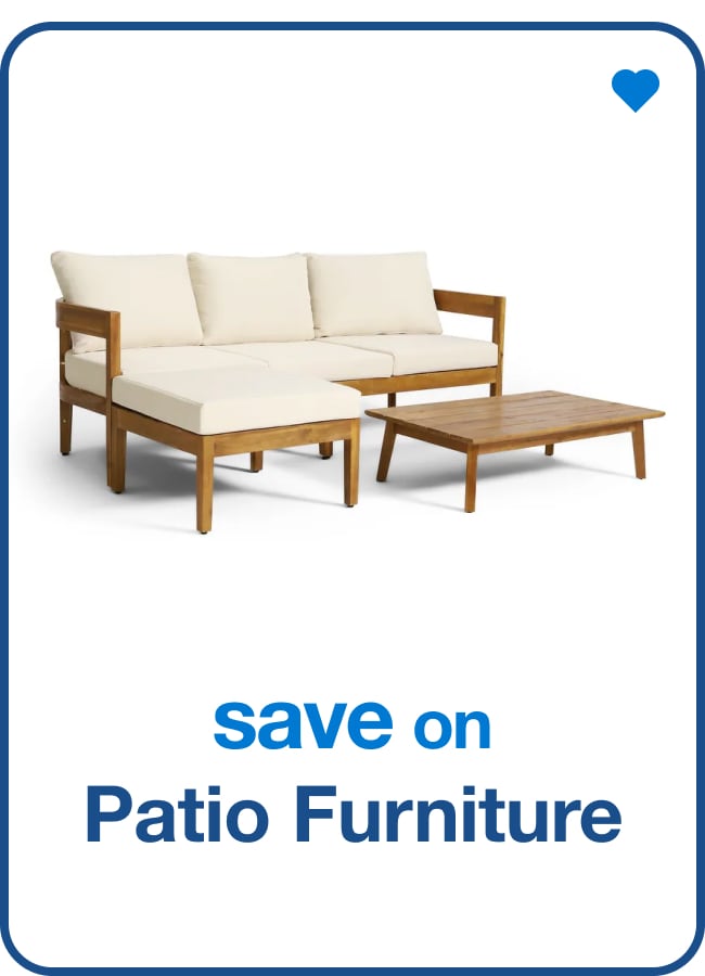 Save on Patio Furniture