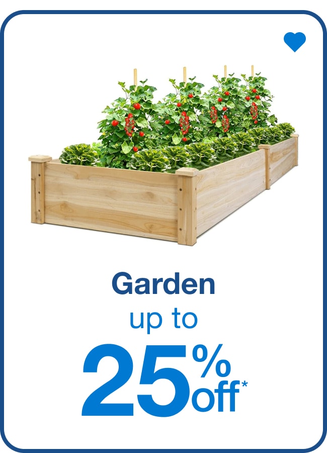 Garden Up to 25% Off