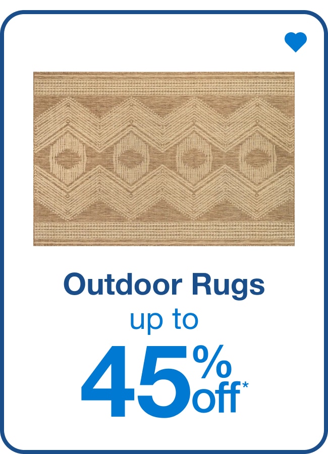 Outdoor Rugs Up to 45% Off