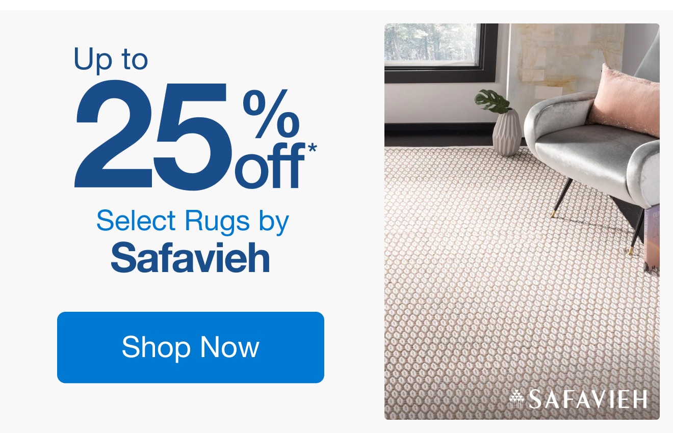 Up to 25% Off Select Rugs by Safavieh*