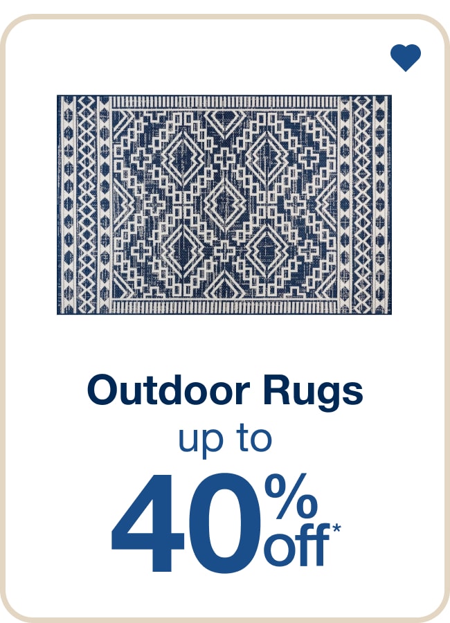 Up to 40% Off Outdoor Rugs — Shop Now!