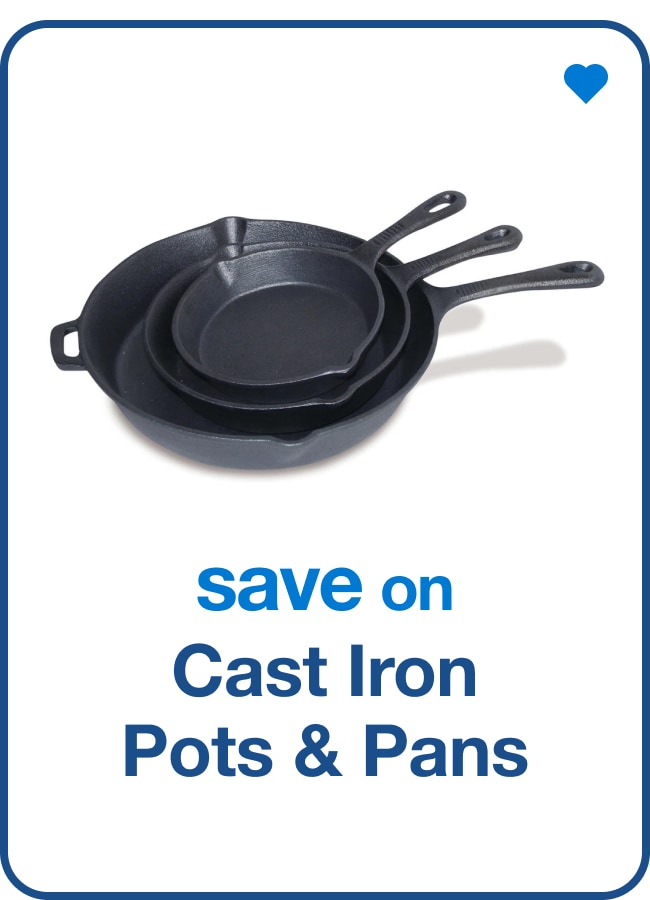 Save on Cast Iron Pots and Pans - Shop Now!