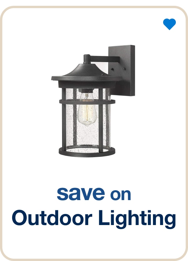 Save on Outdoor Lighting