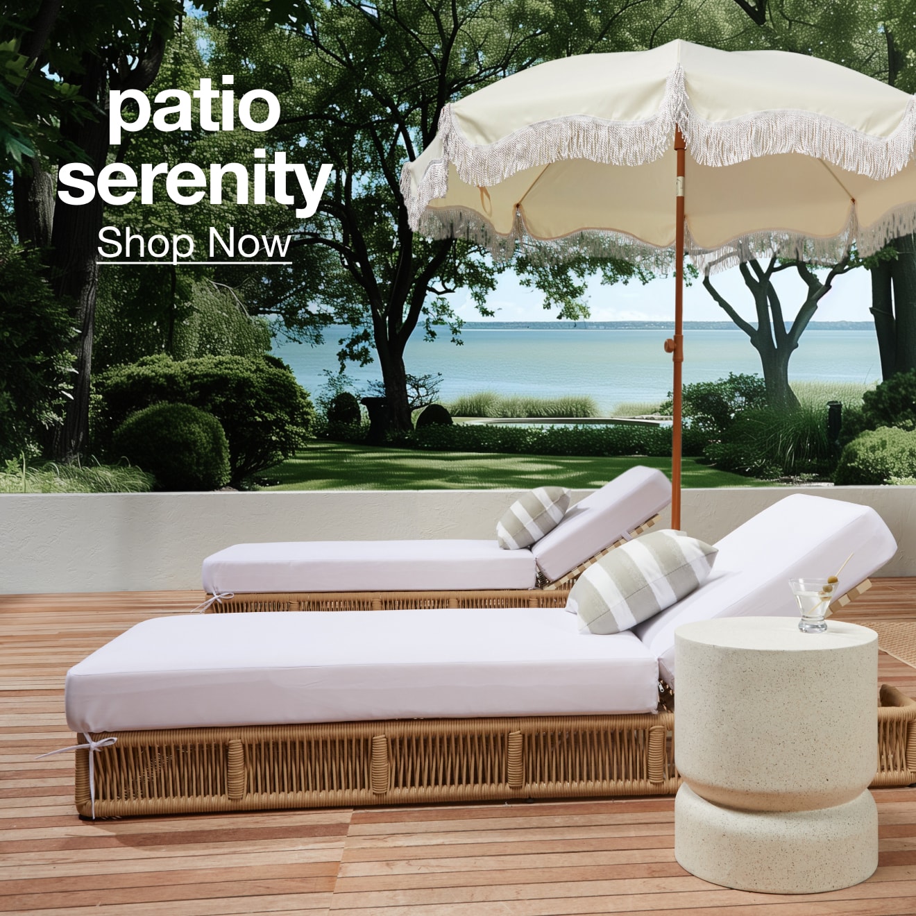 Patio Serenity - Shop Now!