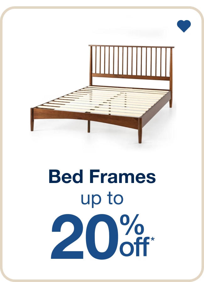 Up to 20% Off Bed Frames - Shop Now!