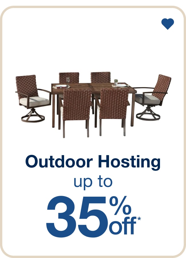 Up to 35% Off Outdoor Hosting - Shop Now!
