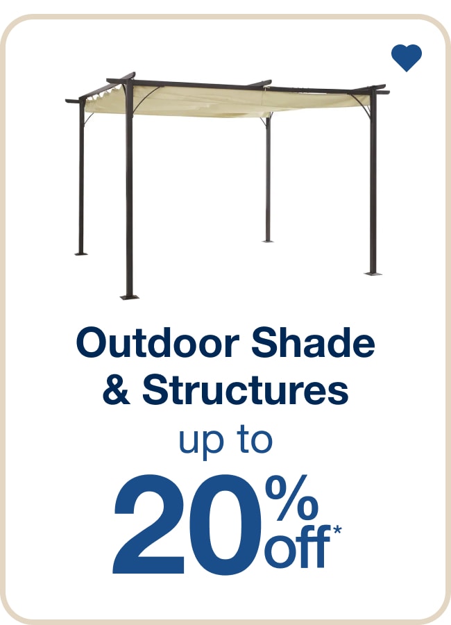 Outdoor Shade & Structures — Shop Now