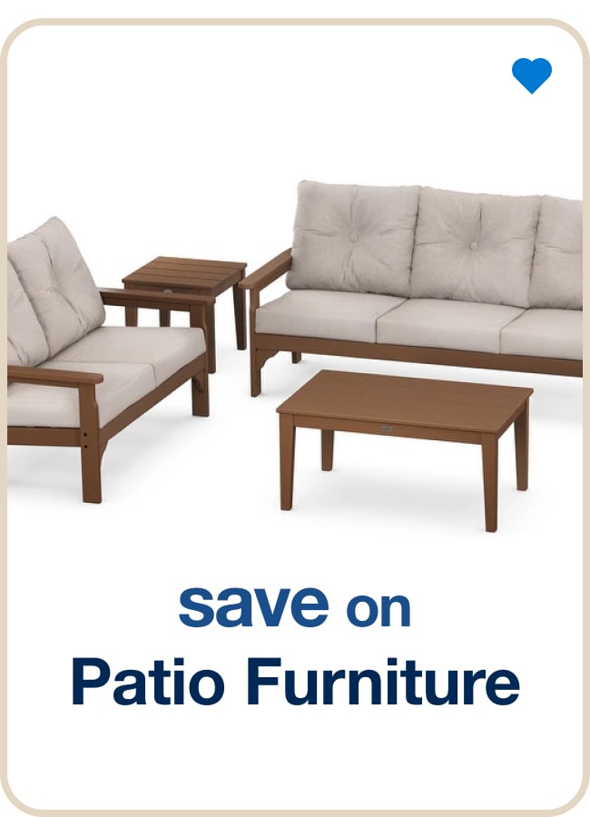 Save on patio furniture