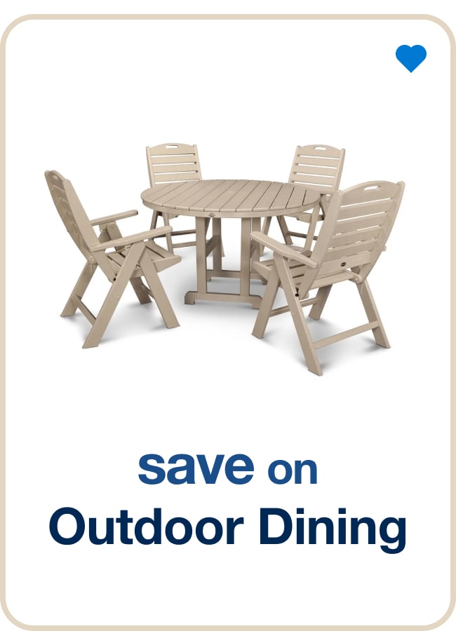 Save on Outdoor Seating