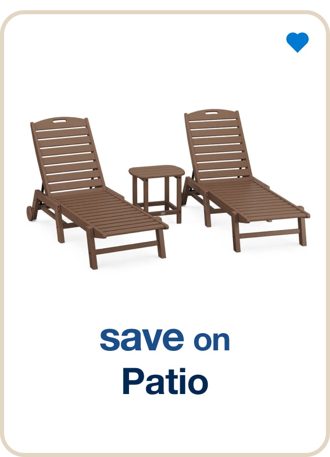 Save on patio